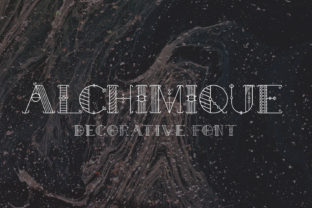 Alchimique: A Bold Display Font with Classy Flair
