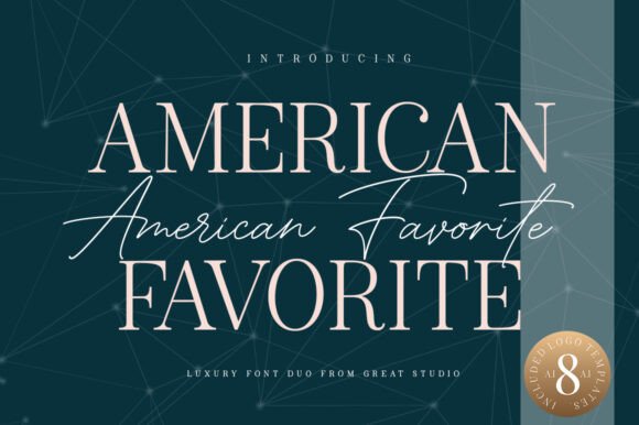 American Favorite: A Charming Display Font for Web Design