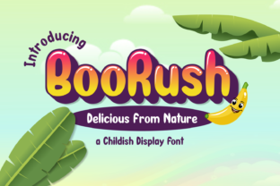 BooRush: A Playful Display Font for Modern Web Design