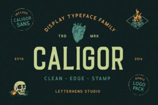 Caligor: A Display Font for Handmade Creations