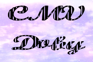 CMV Doby Font for Handmade Creations