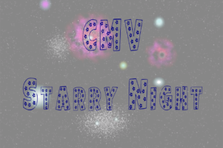 CMV Starry Night Font for Web Design