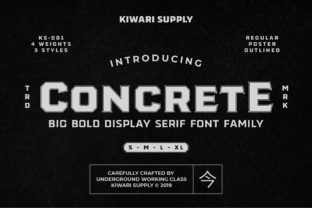Concrete Font for Modern Web Design