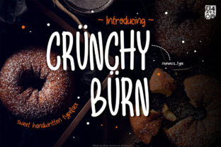 Crunchy Burn: A Modern Font for Small Business Branding