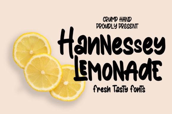 Hannessy Lemonade Font for Summer Campaigns