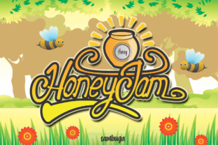 Honey Jam: A Cool Display Font for Thoughtful Typography