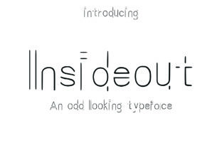 Inside Out Font for Branding Projects