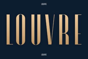 Louvre Font for Web Design and Brand Identity