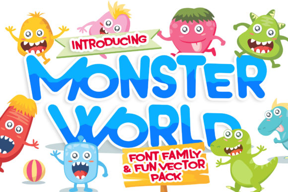 Monster World Font: A Fun Twist for Your Handmade Creations