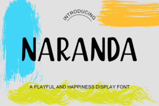 Naranda Font for Handmade and Commercial Craft Projects
