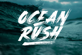 Ocean Rush Font for Bold Web Design