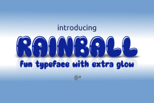Rainball: A Bold Display Font for Digital Branding