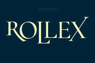 Rollex: A Timeless Display Font for Handmade Creations