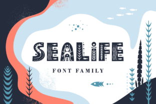 Sealife Family: A Playful Display Font for Campaign Creativity