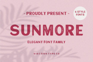 Sunmore Font for Summer Crafts and More