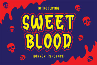 Sweet Blood Font for Handmade Creations
