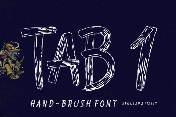 Tab 1: A Bold Display Font for Editorial Design