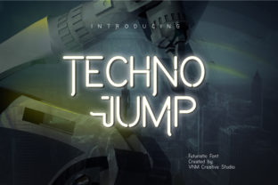 Techno Jump: A Futuristic Font for Sci-Fi Campaigns
