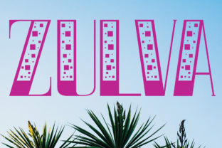 Zulva Display Font Review for Design Projects